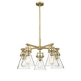 thumbnail image 4 of Innovations Lighting - Newton Cone - 5 Light Chandelier In Industrial, 4 of 5