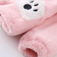 thumbnail image 7 of Stamzod Girls Fashion Cute Fleece Jacket Boys Winter Coat Long Sleeve Hooded Warm Jackets with Pocket Girls Clothes Pink 1-2Years, 7 of 7