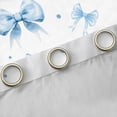thumbnail image 4 of Homewish Cute Cartoon Ribbon Blackout Curtains Set of 2 (52x84 Each) for Child, Blue Bling Diamond Window Curtains, Fairy Tale Princess Curtains and Drapes, Blackout Curtains Room Decor, 4 of 6