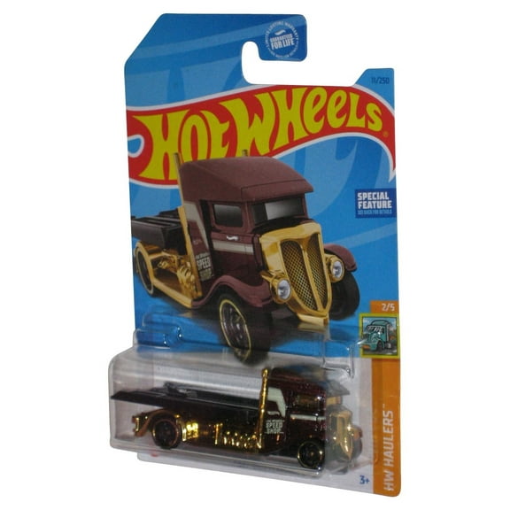 Hot Wheels HW Haulers 2/5 (2021) Brown Fast-Bed Hauler Toy Truck 11/250