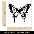 thumbnail image 2 of Swallowtail Butterfly Self-Inking Rubber Stamp Ink Stamper - Black Ink - Small 1 Inch, 2 of 7