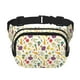 thumbnail image 1 of Fotbe Vegetable Cangurera Cuadrada con Estampado de Doble Capa, Bolsa de Cintura Ajustable Mini para Hombres y Mujeres, 1 of 9