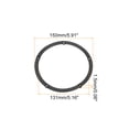 thumbnail image 2 of Uxcell 6 Pcs Rotating Swivel Stand with Steel Ball Lazy Susan Base Turntable 5.91 x 5.16 x 0.06" Black, 2 of 4