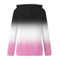 thumbnail image 3 of Ashirexll Zip Up Hoodie Women, Winter Tops for Women, Stylish Printed Long Sleeve Blouse with Pocket, 3 of 4