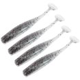 thumbnail image 1 of Señuelos de pesca artificiales Bling Bling AR38 4 piezas Cebo blando TPR colorido, 1 of 14