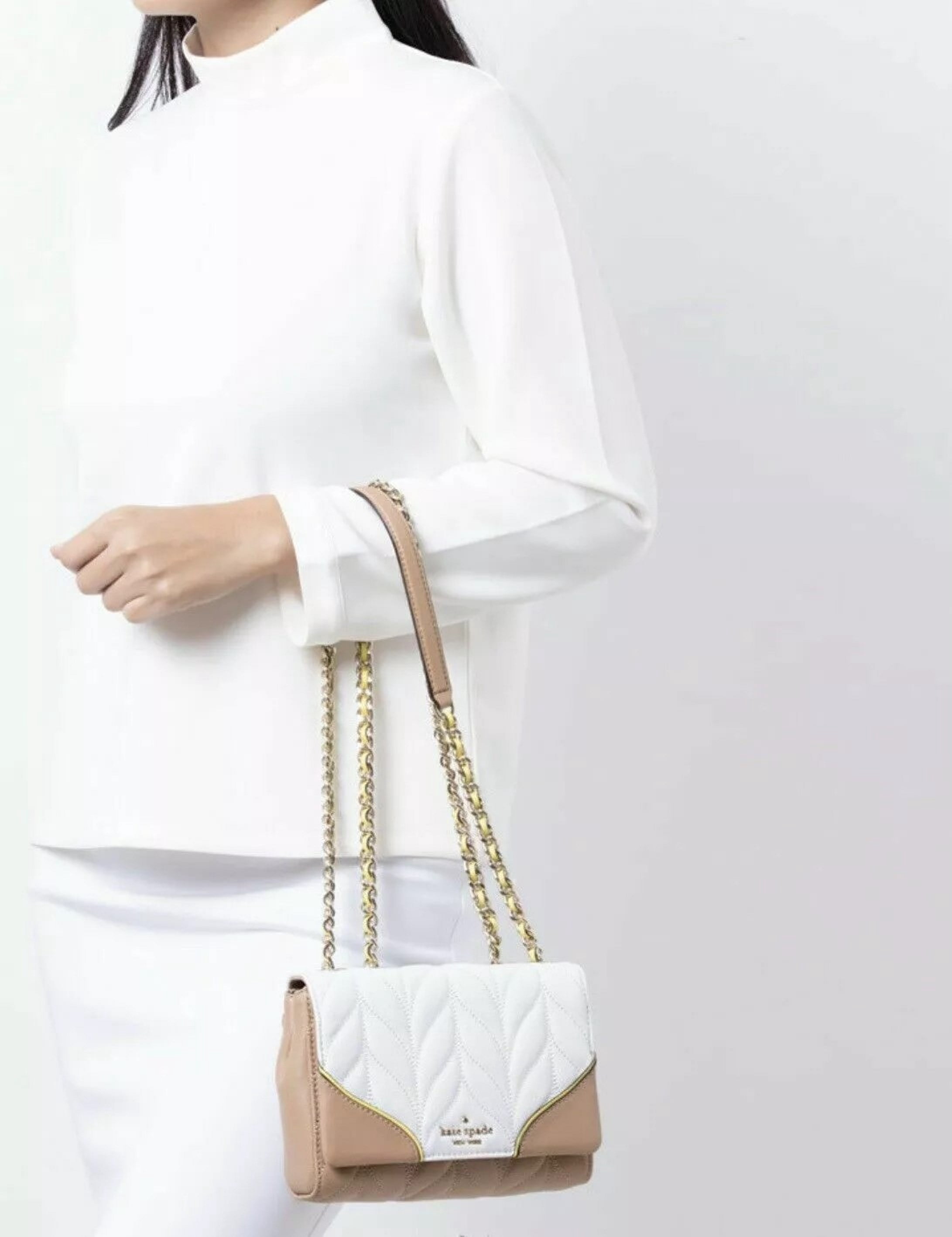 Kate Spade Emelyn Mini Briar Lane Quilt Colorblock Chain Crossbody Handbag