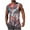 Red, variant on WAVSUF Summer Men Quick Dry Undershirts Tank Muscle Gym Vest for Mens Sports Tank Tops Printed Round Neck Tops Hawaiian shirt Sleeveles Pullover Pink Size XL