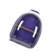 thumbnail image 1 of Bird Carrier Cage Shoulder Bag Pet Bird Carrier Pet Parrot Travel Clear Backpack Purple, 1 of 7