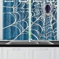 thumbnail image 2 of MKHERT Spider Web Blackout Window Curtain Kitchen Curtain 26x39 inch, 2 Panels, 2 of 3