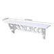 thumbnail image 3 of Estantería flotante de pared sin necesidad de perforar – Expositor de PVC blanco 13,77x3,14 pulgadas, estantería montable, organizador de especias para salón, cocina, oficina, 3 of 9