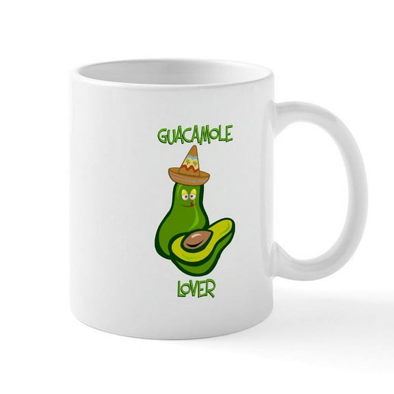 CafePress - Guacamole Lover Mug - 11 oz Ceramic Mug - Novelty Coffee Tea Cup