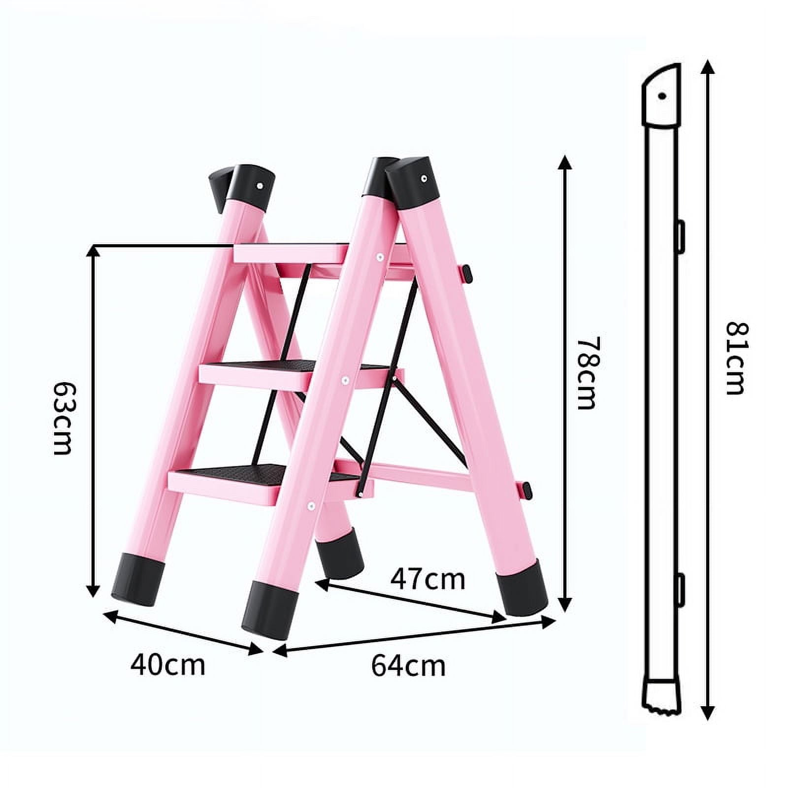 Household Ladder,Step Ladder Folding 3 Step Ladder Folding Step Ladder World-Class Design