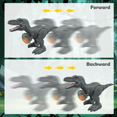 thumbnail image 6 of Richgv Remote Control Dinosaur Toys for Toddlers 3 4 5 6 7 8 Years, Mini Infrared RC Dino Robot with Light up Egg Boys Toys Easter Kids Toys, 6 of 8