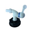 thumbnail image 3 of Riwesomey Contenedor IBC, adaptador de válvula de grifo de drenaje de 15mm, accesorios de conector de PVC de acero inoxidable para el hogar, suministros Herramientas y ferretería Riwesomey TO001165-00, 3 of 6