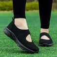 thumbnail image 2 of Womens Shoes,Comfortable Shoes Knitted Mesh Soft Bottom for Casual Wear Comfortable Shoes for Shallow Mouth,Shoes for Women,Black,9.5, 2 of 9
