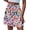 Mixed Floral, variant on Weardear 18" High Waisted Skirts for Women Pleated Athletic Skorts with 4 Pockets Inner Drawstring Golf Skirts for Tennis Workout