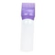 thumbnail image 5 of Botella aplicadora con peine de raíces de 120 ml, botella dispensadora para teñir el cabello, fácil de apretar. Púrpura, 5 of 9