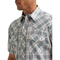 thumbnail image 3 of Wrangler® Men's and Big Men's Regular Fit Short Sleeve Western Shirt, Sizes S-5XL, 3 of 3