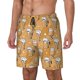 thumbnail image 1 of Balery Beer In Glasses Bañador para hombre, shorts de playa de secado rápido con entrepierna y forro de compresión-Large, 1 of 6