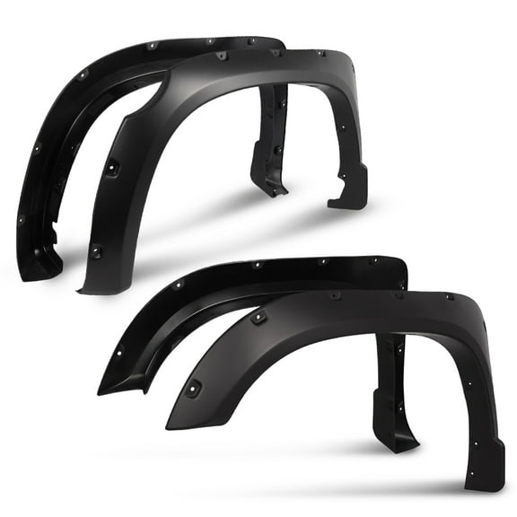 PIT66 Fender Flares 4x Pocket Rivet Style Fender Flares Fit for 2014-2020 Toyota Tundra