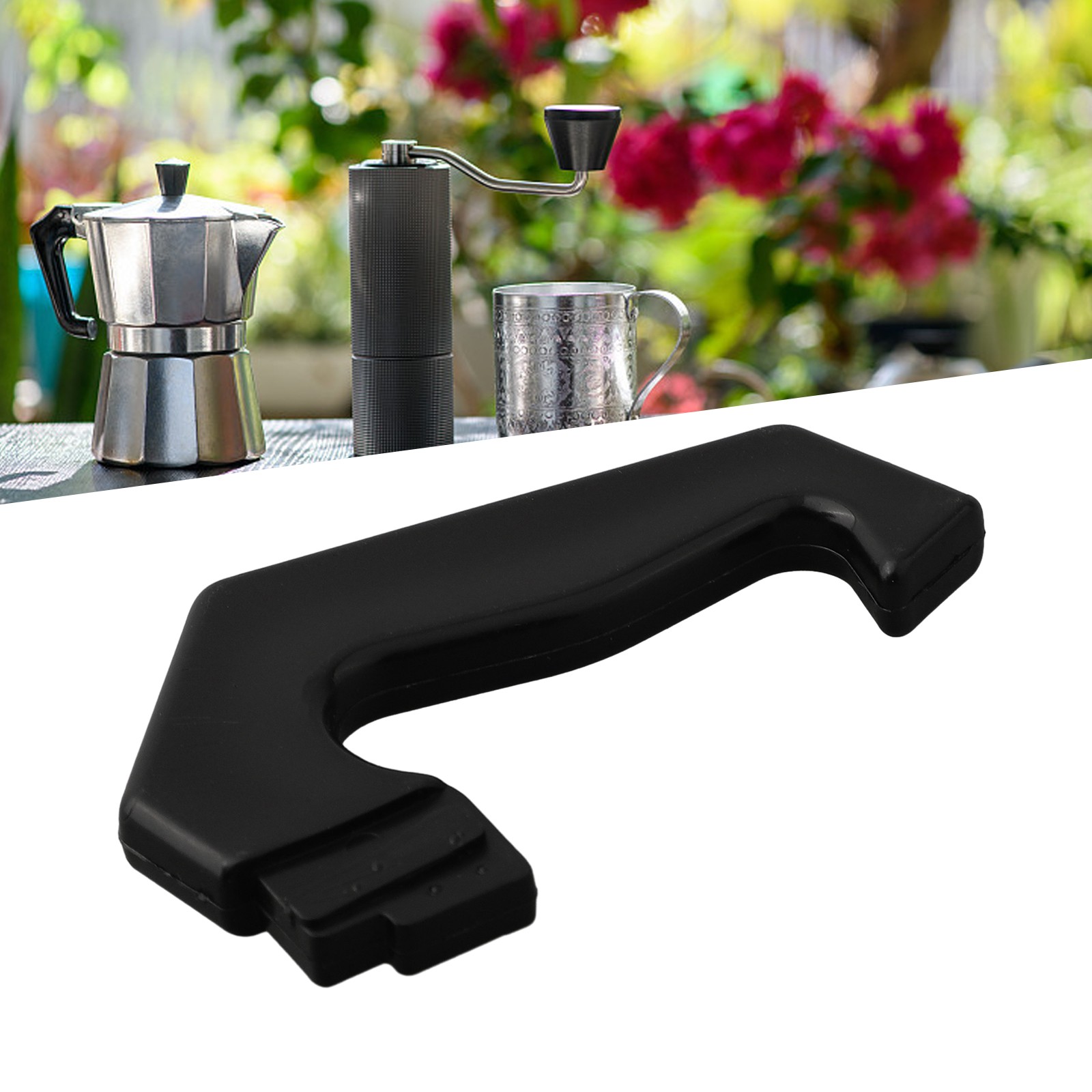 Poignée De Rechange Pour Cafetière Moka Express – 1, 3, 6, 9/12 Tasses – Installation Facile, Noir