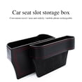 thumbnail image 1 of QTOCIO Car Seat Pockets Leather Car Console Side Organizer Seat, 1 of 9
