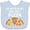 AE-Light Blue, variant on Inktastic Just Skip to the Part Where There's Pizza Boys or Girls Baby Bib