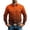#03 Bronze, variant on Men's Western Style Snap Button Shirt, Long Sleeve Casual Top, Solid Color Workwear Button-Down with Exterior Pocket for Casual Work Party, Orange XL