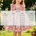 thumbnail image 3 of Girls Summer Cute Dress Square Neck Ruffled Sleeveless Pleated A Line Dresses Casual Stylish Midi Sundress (6 Years, Pink), 3 of 6