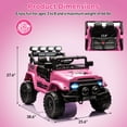 thumbnail image 2 of CazToi Camion-Auto 12 V à Chevaucher avec Télécommande Parentale, 2 of 9