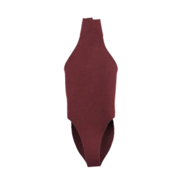 Ropa para muñeca femenina a escala 1:6, traje de baño en miniatura, mono informal, ropa para figura de acción Rojo oscuro