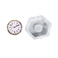 thumbnail image 4 of Relojes de mesa Modelo de silicona Reloj de mesa Modelos de resina Herramienta para hacer joyas para Hexágono, 4 of 9