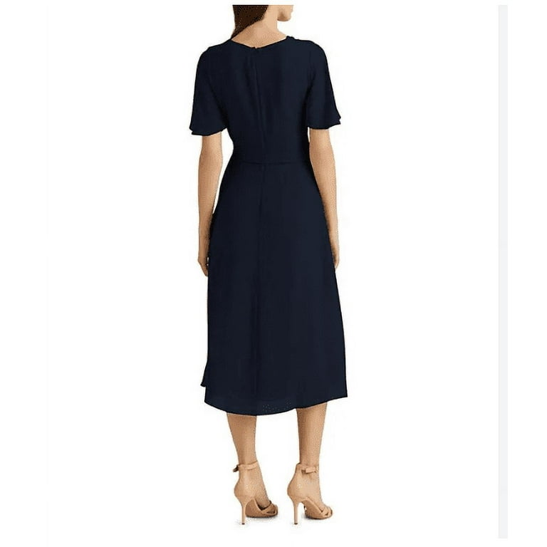 ralph lauren navy blue dress Hunter Navy Short Sleeve Day Dress main image 0