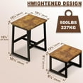 thumbnail image 3 of Step Stool for Adult,3 in1 Heavy Duty Sturdy Two Step Stool for Kichen/Bathroom/High beds, 500LbS Load Capacity,Wooden&Metal Frame, Non-Slip Pads, 3 of 18