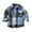 A-Blue, variant on Huesdet Kids Toddler Flannel Shirt Jacket Plaid Long Sleeve Lapel Button Up Shacket Baby Boys Girls Fall Shirt Coat Outwear(AG,3-4 Years)