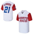 thumbnail image 1 of LS Puerto Rico #21 Roberto Clemente World Game Classic Men Baseball Jersey, 1 of 7