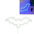thumbnail image 4 of LED Neon Bat Lights  Decorations, LED Neon Light Bat Shape Neon Signs Night Lights Neon Sign Lamp Desk Table Lamp for Wedding Bar Holiday Christmas Party Decorations, 4 of 7