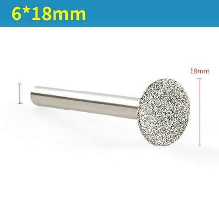 

GLFILL 1Pc 6-30mm Diamond Burr Carving Grinding Bit 6mm Shank for Engraving Grinder