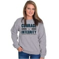 thumbnail image 3 of US Air Force Courage Integrity Unisex Plus Size Sweatshirt Brisco Brands 2X, 3 of 5