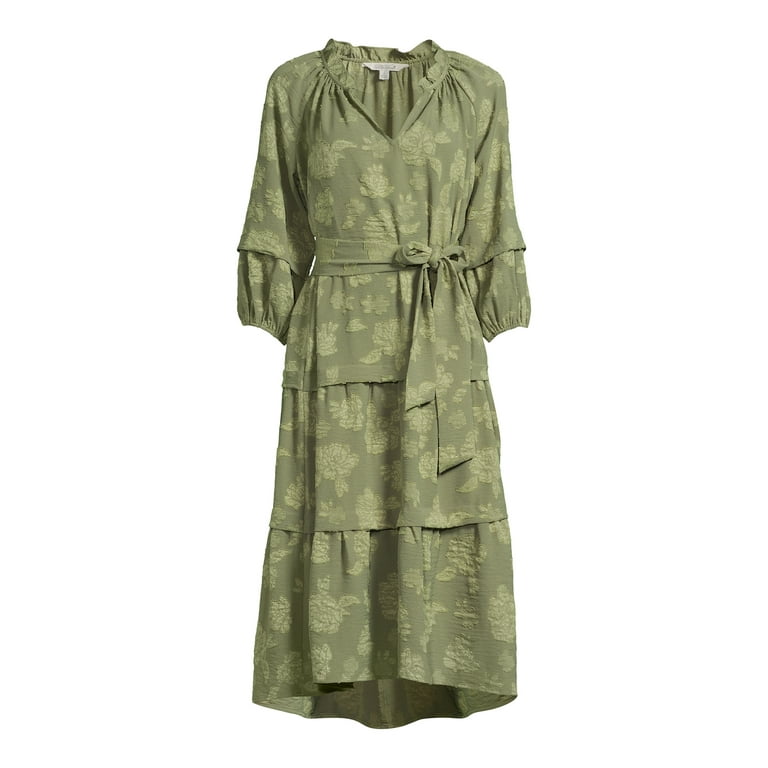 The Pioneer Woman Tiered Ruffle Dress, Sizes XS-3X, Women's 
