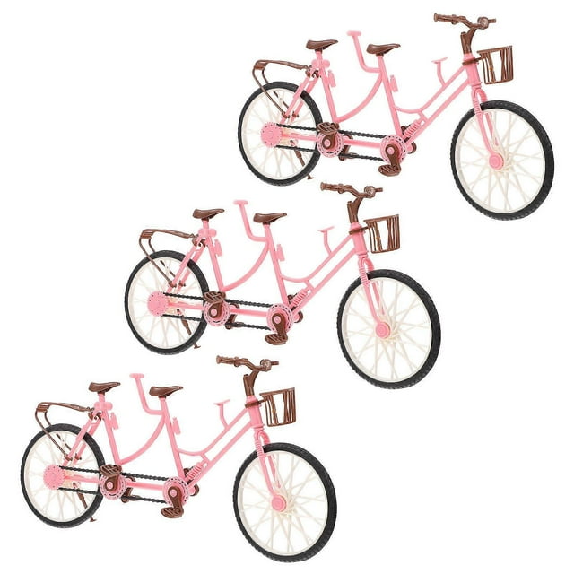 Two-Seater Bikes For Kids Desktop Decoration 32X15X4.5CM Hand-Eye Coordination Training 3Pcs