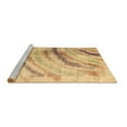 thumbnail image 2 of Ahgly Company Machine Washable Indoor Rectangle Abstract Brown Contemporary Area Rugs, 4' x 6', 2 of 4