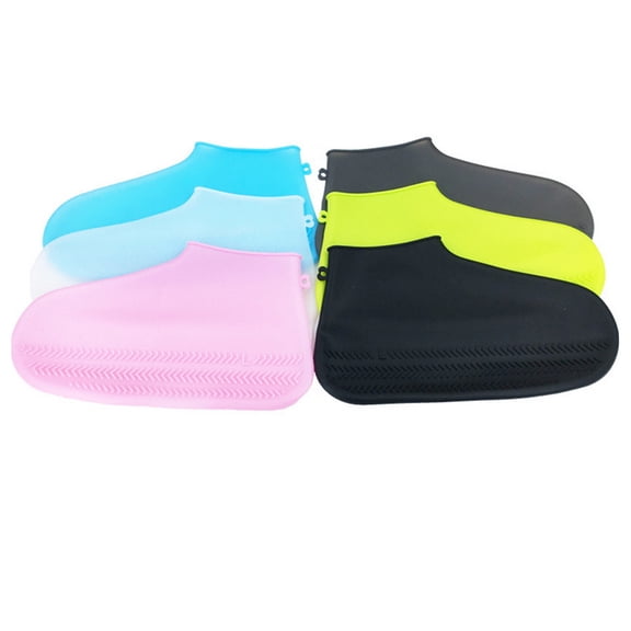 VORCOOL Rain Proof Shoe Cover Shoes Cover Black 1 Pair Silicone Reusable for Camping