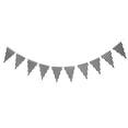 thumbnail image 2 of estriado Banderas triangures Sustros para fiestas de boda elegante Zulema Banderas de papel de la fiesta de cumpleaños, 2 of 8