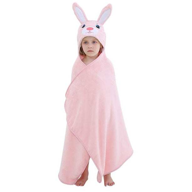 47 x 27" Large Cute Animals Hooded Baby Towels, Ultra Soft and