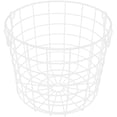 thumbnail image 2 of Cesta de almacenamiento con rejilla de hierro, cesta de escritorio, soporte para guardar artículos diversos para el hogar., 2 of 6