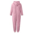 thumbnail image 3 of WOYY Big Girls Hooded Onesie Cute Soft Warm Zipper Jumpsuit Romper, Sizes 7-8, 3 of 4