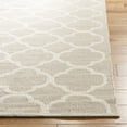 thumbnail image 2 of SAFAVIEH Montauk Nelson Geometric Cotton Area Rug, Grey/Ivory, 2'6" x 4', 2 of 5