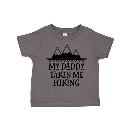 

Inktastic Hiker Daddy Takes Me Hiking Gift Toddler Boy or Toddler Girl T-Shirt
