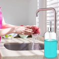 thumbnail image 7 of Soap Dispenser Clear Glass Soap Dispenser with Pump 16 Oz Refillable Liquid Hand Soap Di ma2719, 7 of 7